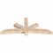 Ekena Millwork Alberta Smooth Timber Gable Bracket, Douglas Fir, 84"W x 35"H x 5 1/2"D x 5 1/2"F, 10/12 Pitch GBW084X35X0606ALB00SDF - alternate 2